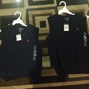 Brand new Ralph Lauren sweater vests
